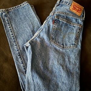 Rare vintage Levi jeans with studs around the pockets.